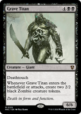 Titã do Túmulo / Grave Titan - Magic: The Gathering - MoxLand